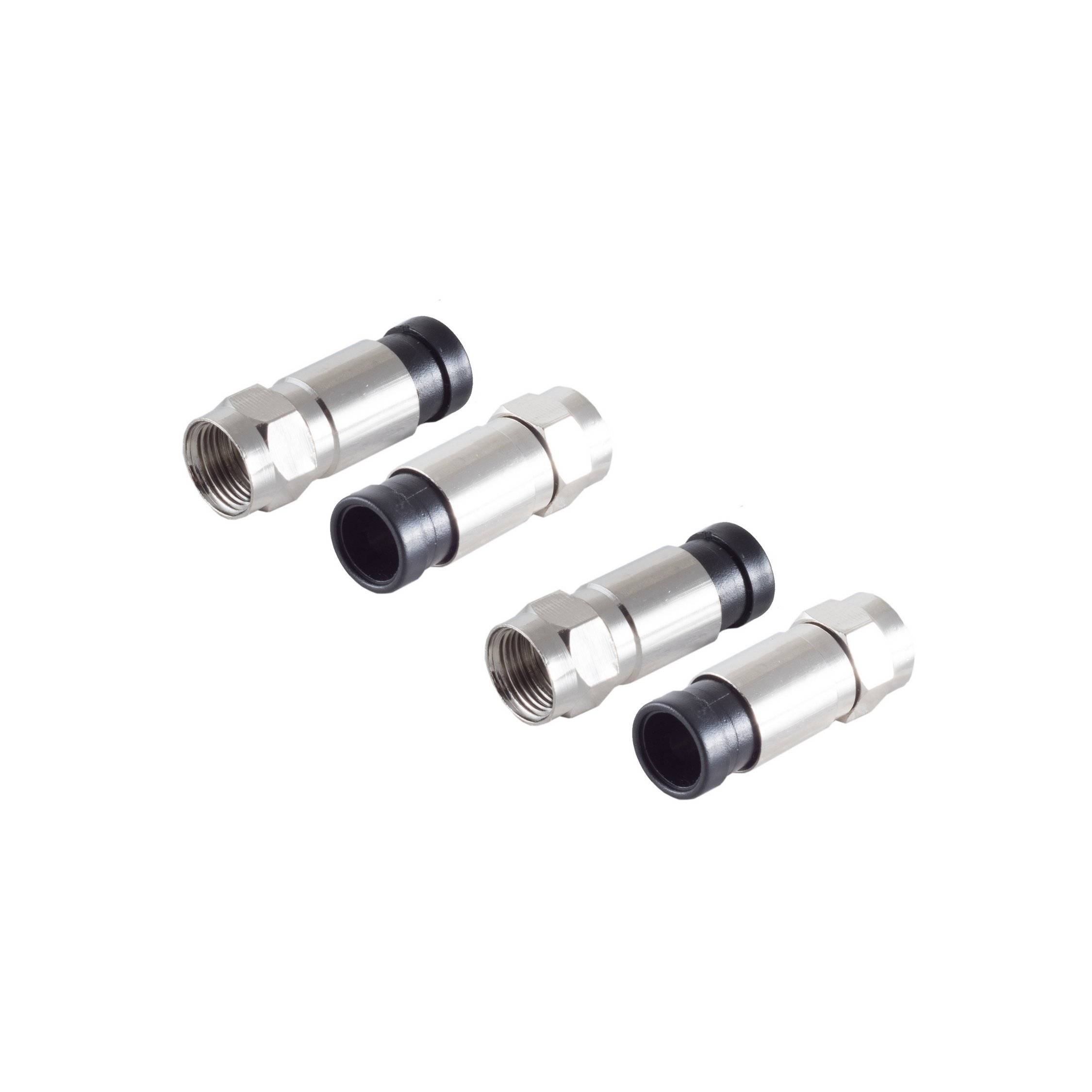 2x F-Kompressionstecker für Kabel 7mm-0