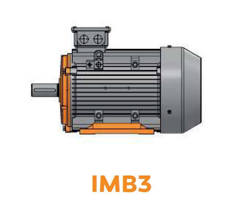 Drehstrommotor, 2-polig, 2850 1/min, 7,50 kW, ACA 132 SB-2/ PHE-1