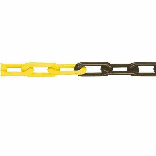 Gütekette, Nylon, gelb/schwarz, Ø 8 mm, lfm, max. Bundlänge 25 m-0