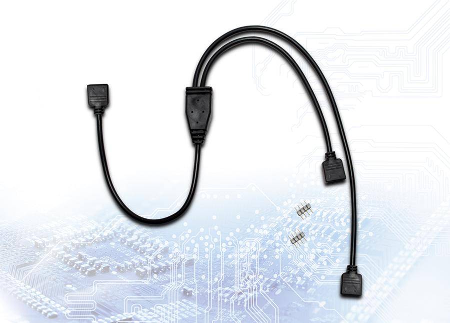 Inter-Tech - Netz-Splitter - 4-poliger Stecker zu 4-poliger Stecker-2