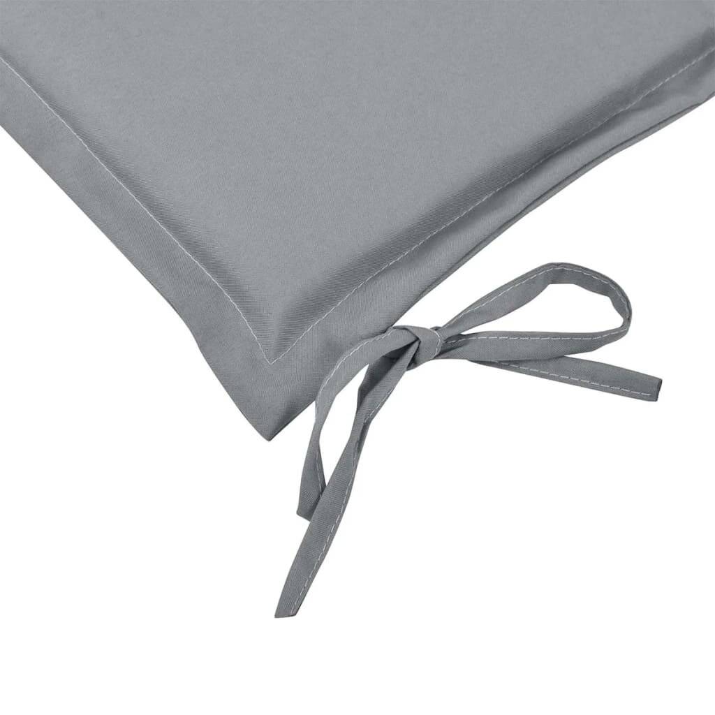 vidaXL Gartenbank-Auflage Grau 150x50x4 cm Oxford-Gewebe-5