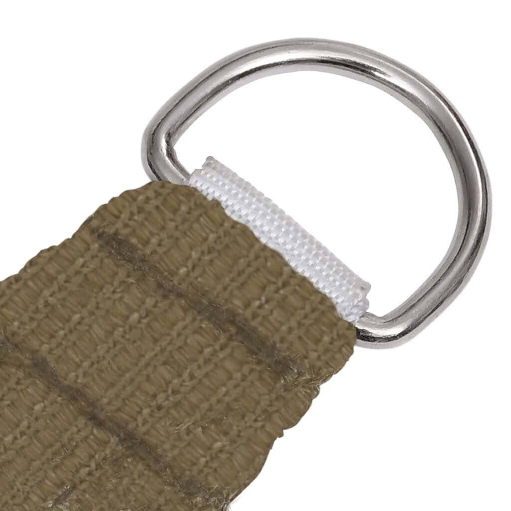 Sonnensegel 160 g/m² Taupe 2,5x5 m HDPE-2