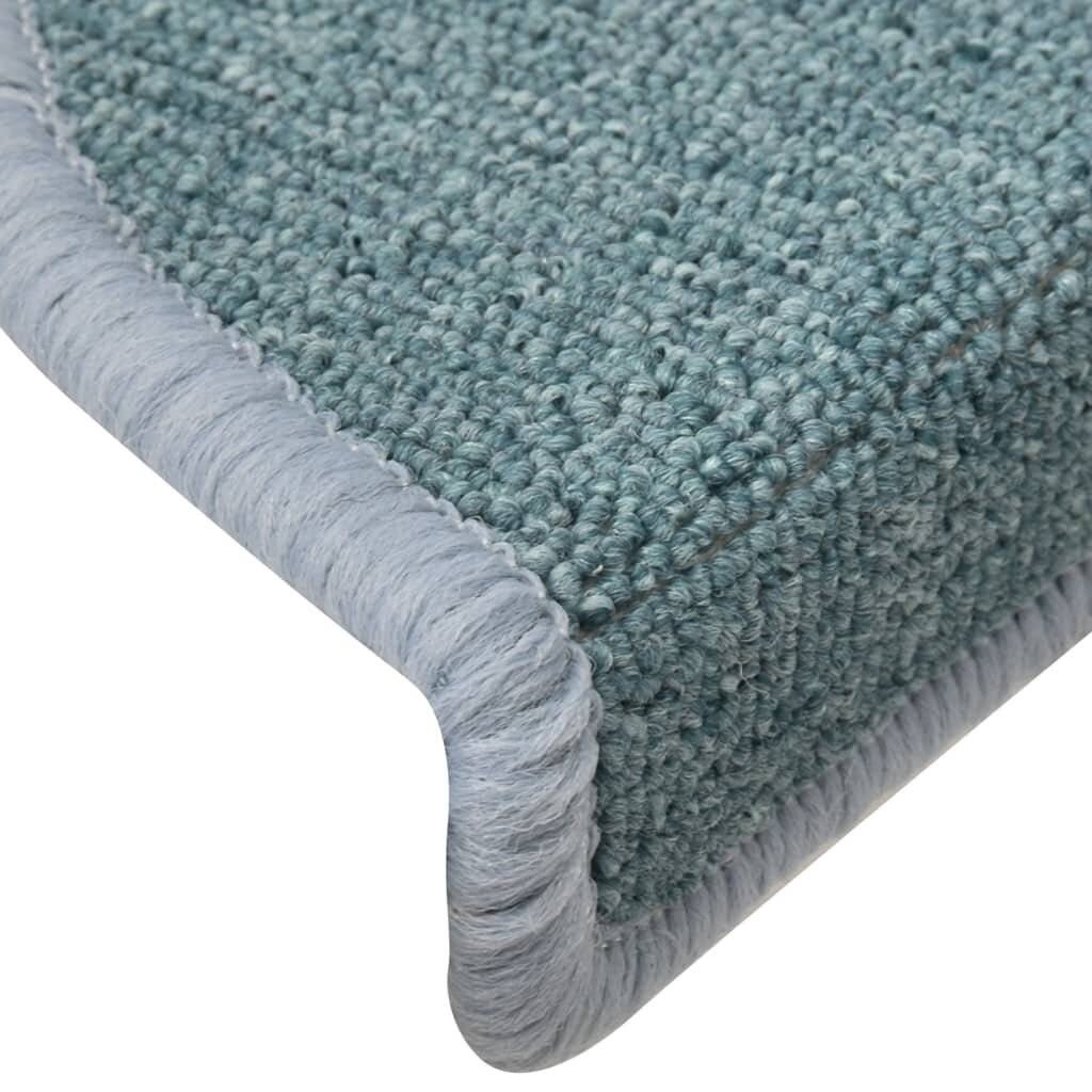 Treppenmatten 15 Stk. Blau 65x24x4 cm-6