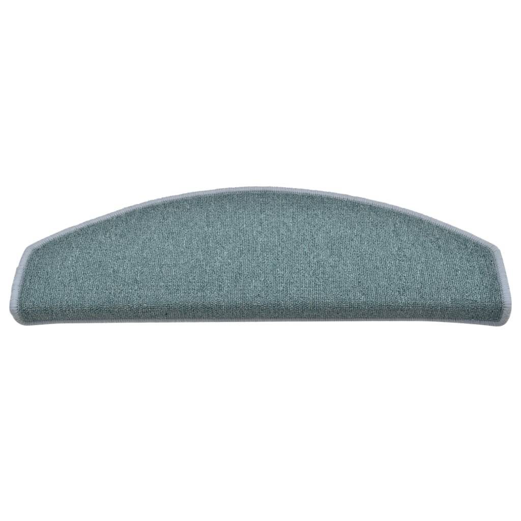 Treppenmatten 15 Stk. Blau 65x24x4 cm-4