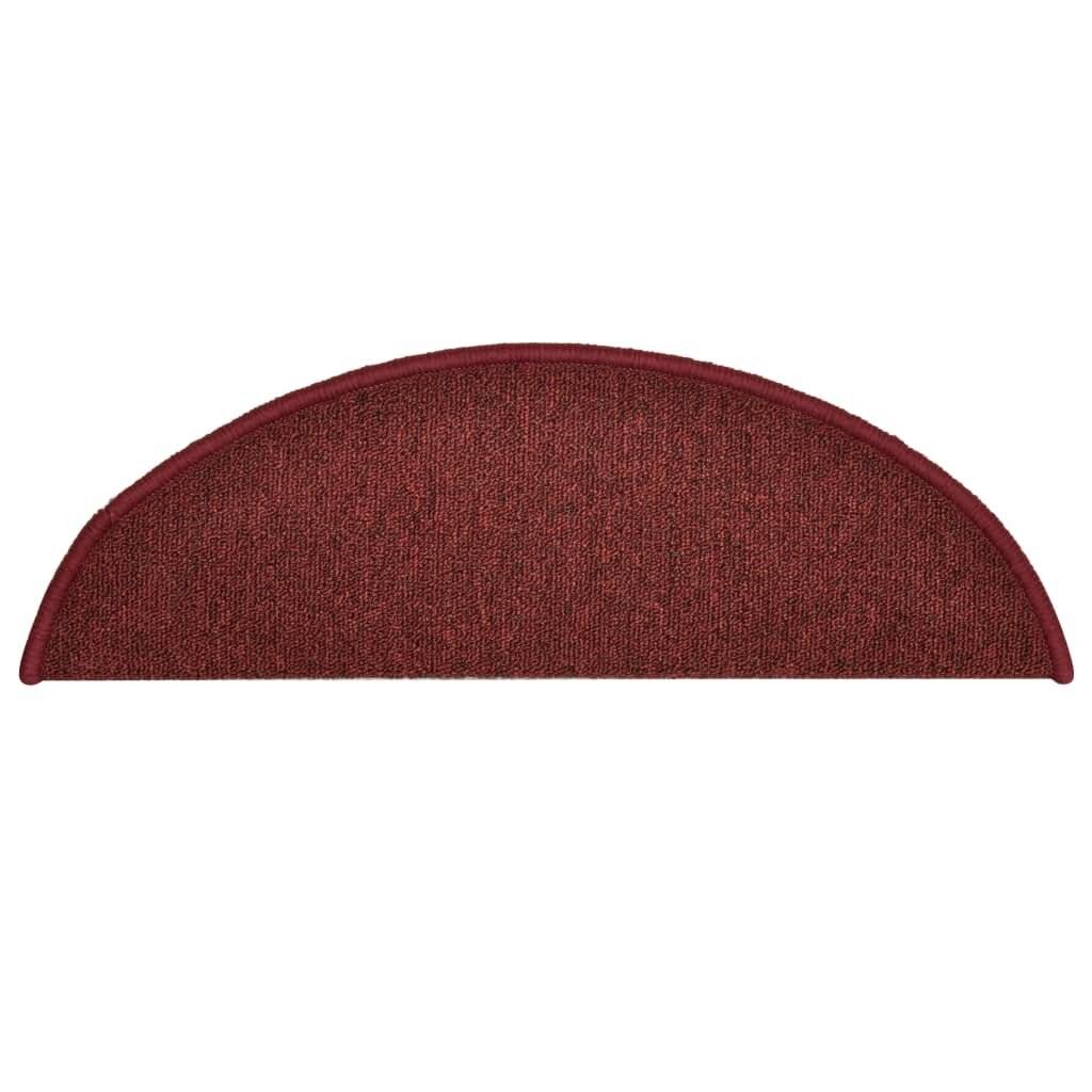 Treppenmatten 15 Stk. Rot 56x17x3 cm-5
