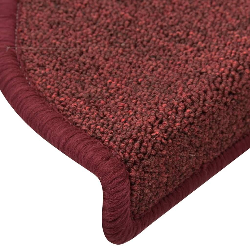 Treppenmatten 15 Stk. Rot 65x24x4 cm-6