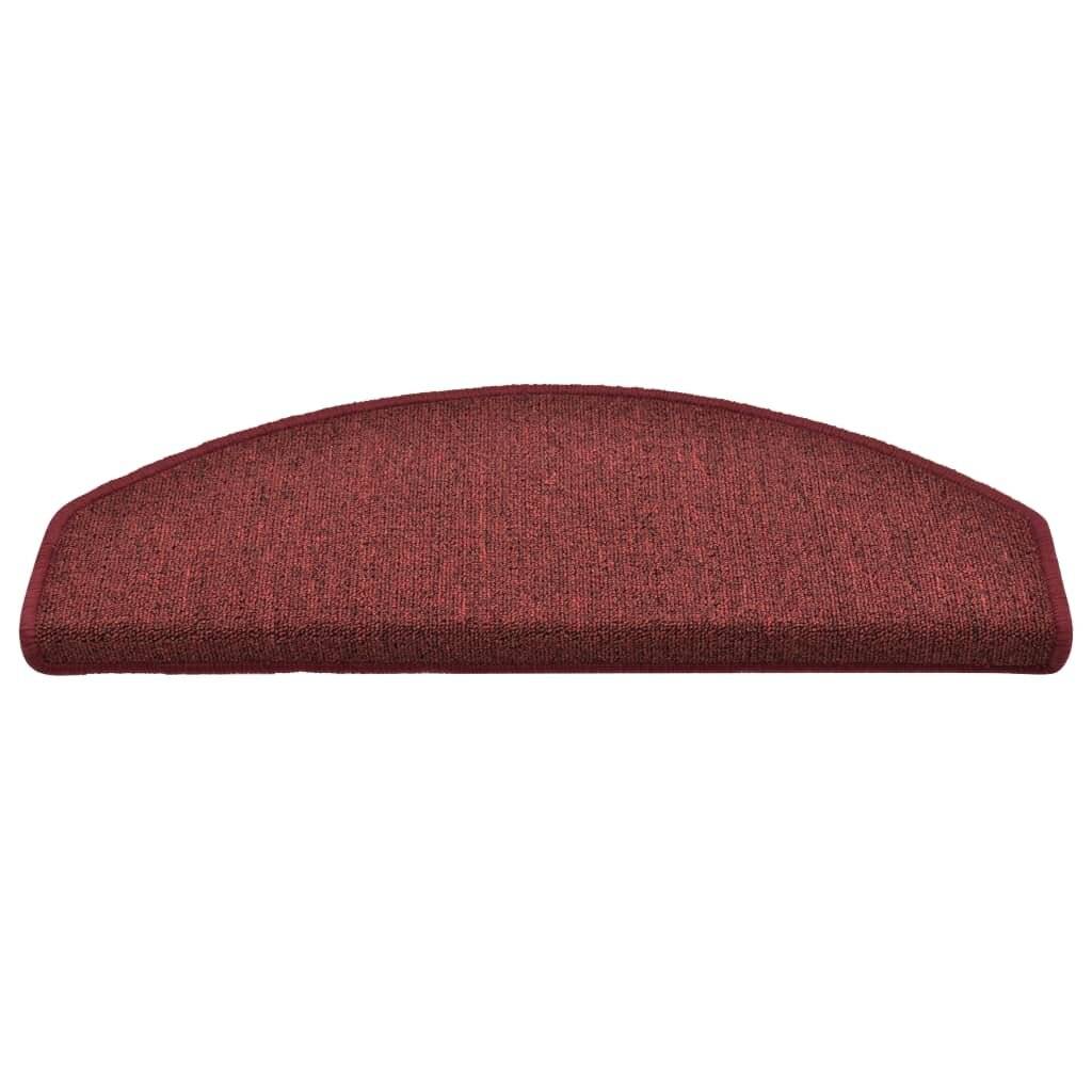 Treppenmatten 15 Stk. Rot 65x24x4 cm-4