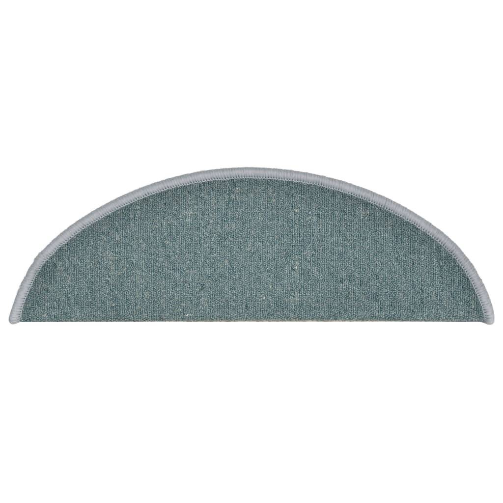 Treppenmatten 15 Stk. Blau 56x17x3 cm-5