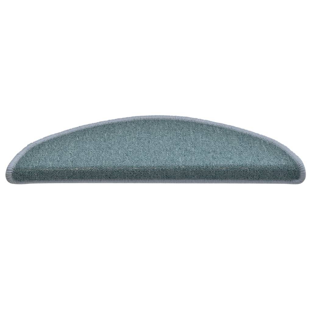 Treppenmatten 15 Stk. Blau 56x17x3 cm-4