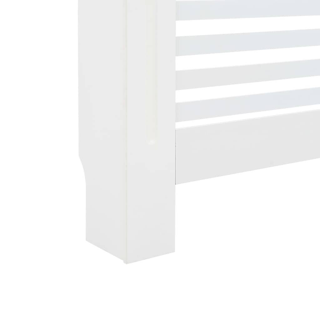 Heizkörperverkleidungen 2 Stk. Weiß 112 x 19 x 81,5 cm MDF-6
