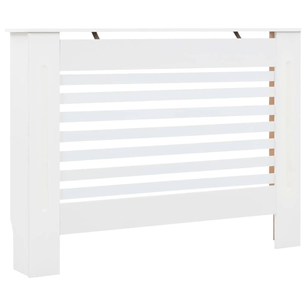 Heizkörperverkleidungen 2 Stk. Weiß 112 x 19 x 81,5 cm MDF-2