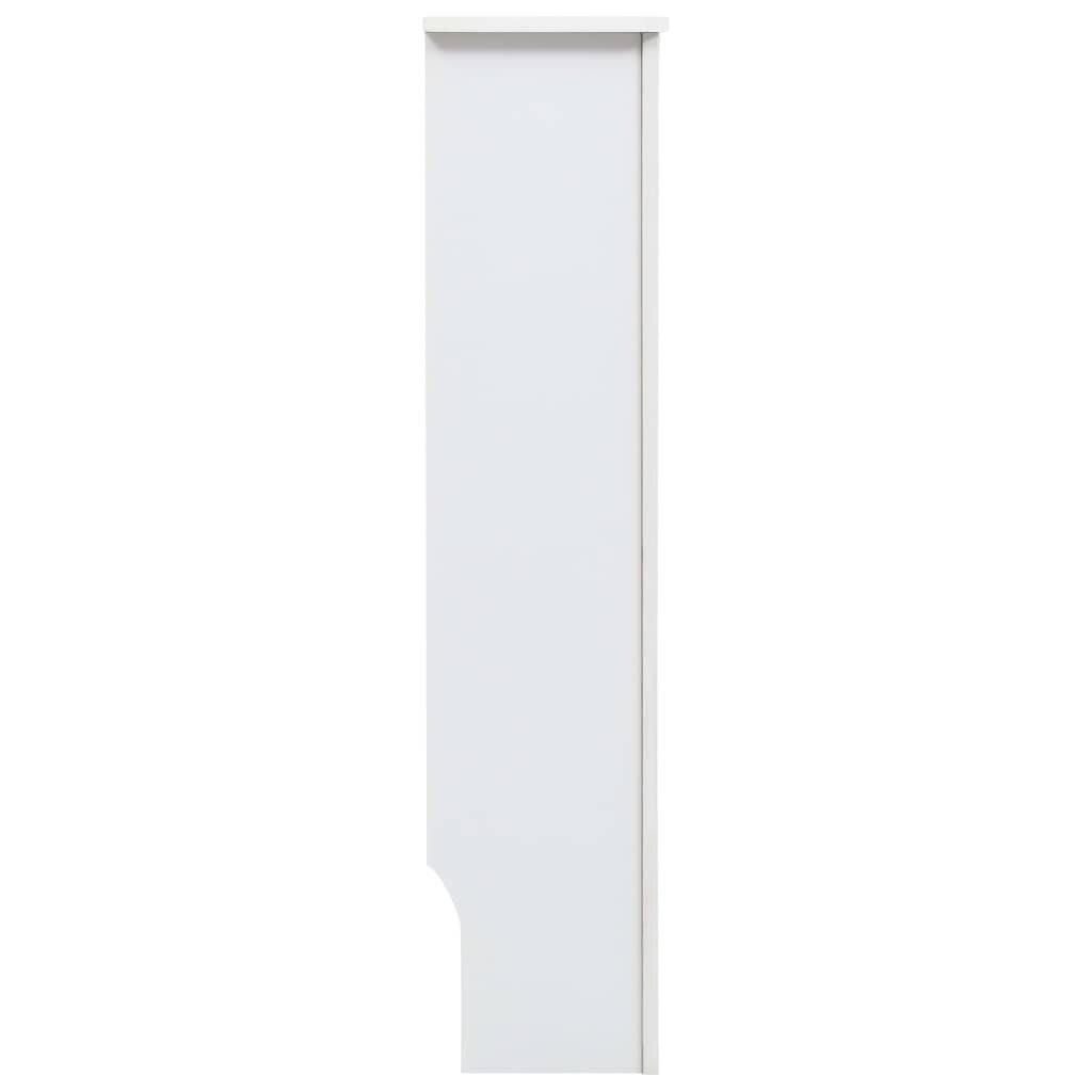 Heizkörperverkleidungen 2 Stk. Weiß 112 x 19 x 81,5 cm MDF-4