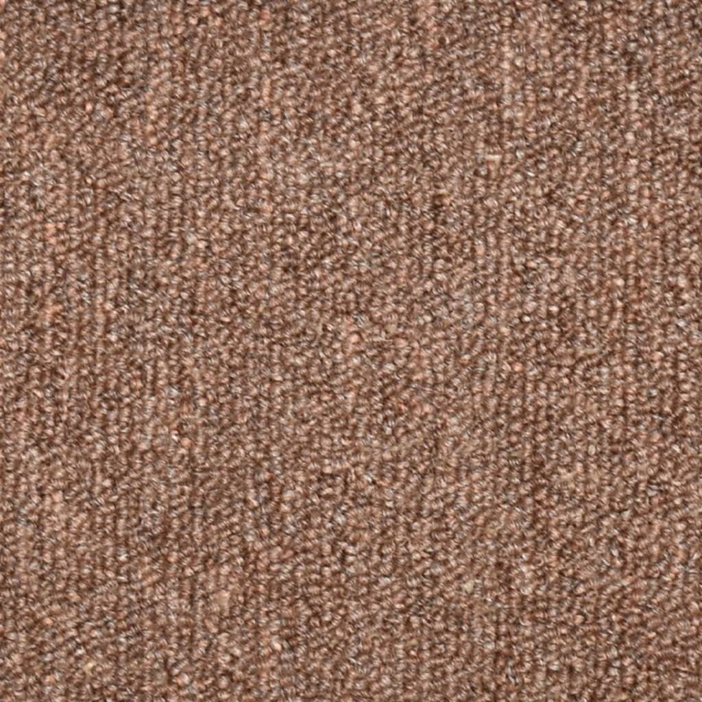 Treppenmatten 15 Stk. Braun 56x17x3 cm-2