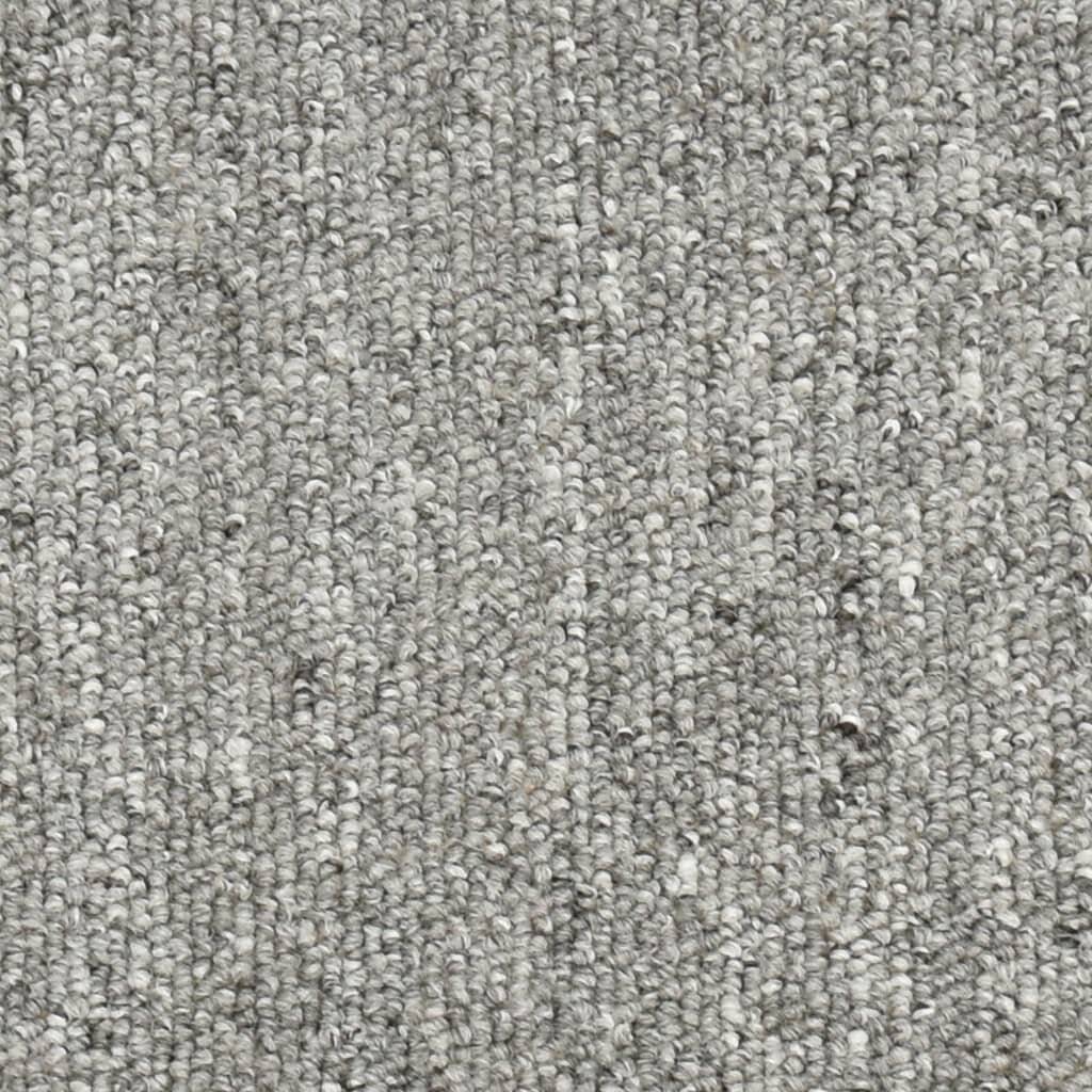Treppenmatten 15 Stk. Hellgrau 56x17x3 cm-2