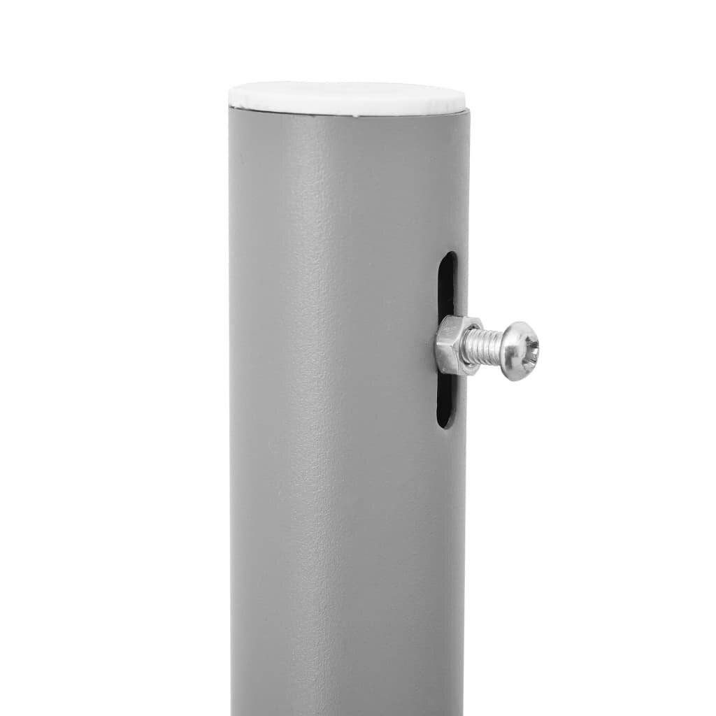 vidaXL Ausziehbare Seitenmarkise 140x600 cm Creme-5