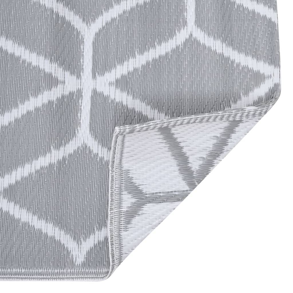 vidaXL Outdoor-Teppich ARAKIL Grau 160x230 cm PP-5
