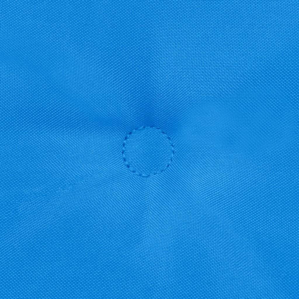 Gartenstuhl Auflage 2 Stk. Blau 100 x 50 x 3 cm-1