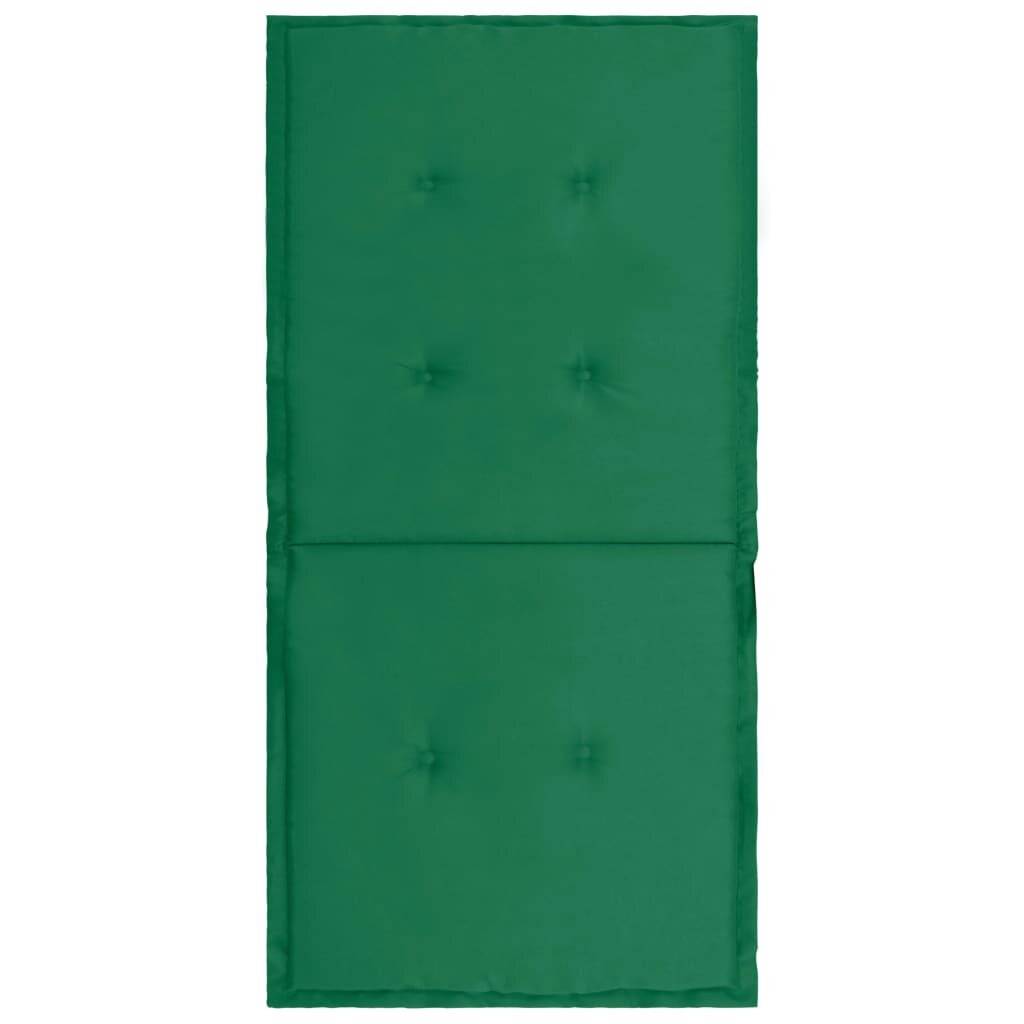 Gartenstuhl Auflage 2 Stk. Grün 100 x 50 x 3 cm-4
