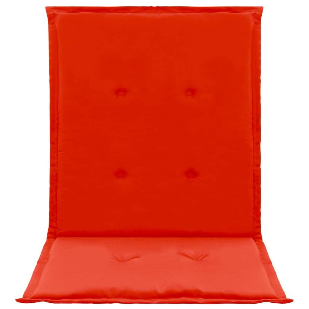 Gartenstuhl Auflage 4 Stk. Rot 100 x 50 x 3 cm-3