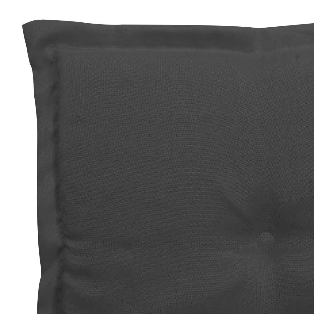 Gartenstuhl-Kissen 4 Stk. Anthrazit 40×40×3 cm-5