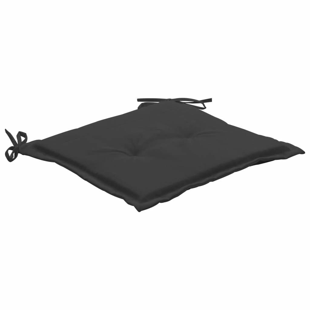Gartenstuhl-Kissen 4 Stk. Anthrazit 40×40×3 cm-2