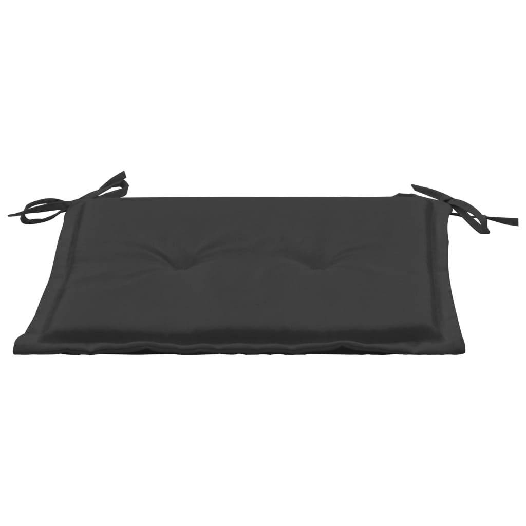 Gartenstuhl-Kissen 4 Stk. Anthrazit 40×40×3 cm-3