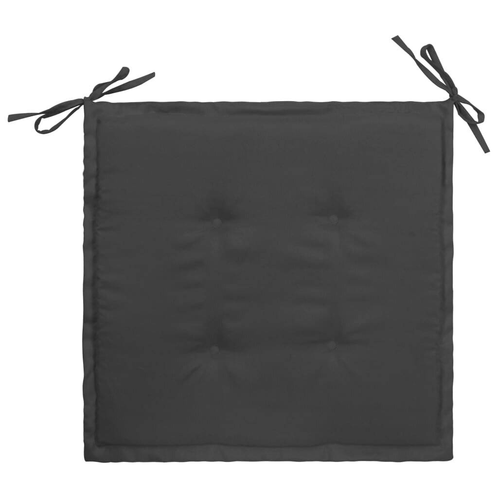 Gartenstuhl-Kissen 4 Stk. Anthrazit 40×40×3 cm-4