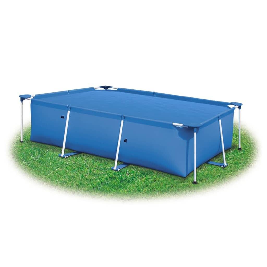 vidaXL Rechteckige Poolabdeckung 500x300 cm PE Blau-5