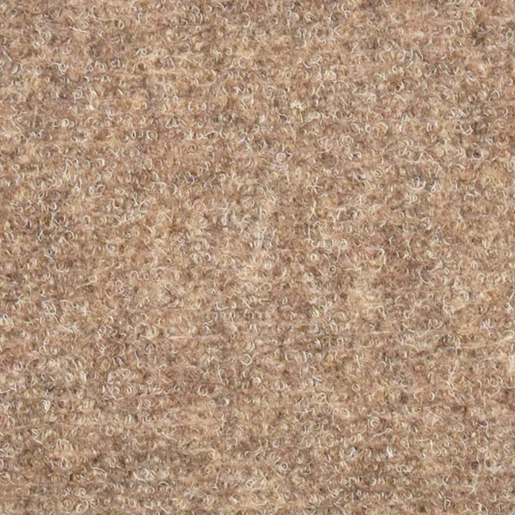 Treppenmatten Selbstklebend 15 Stk. Creme 65x21x4cm Nadelvlies-2