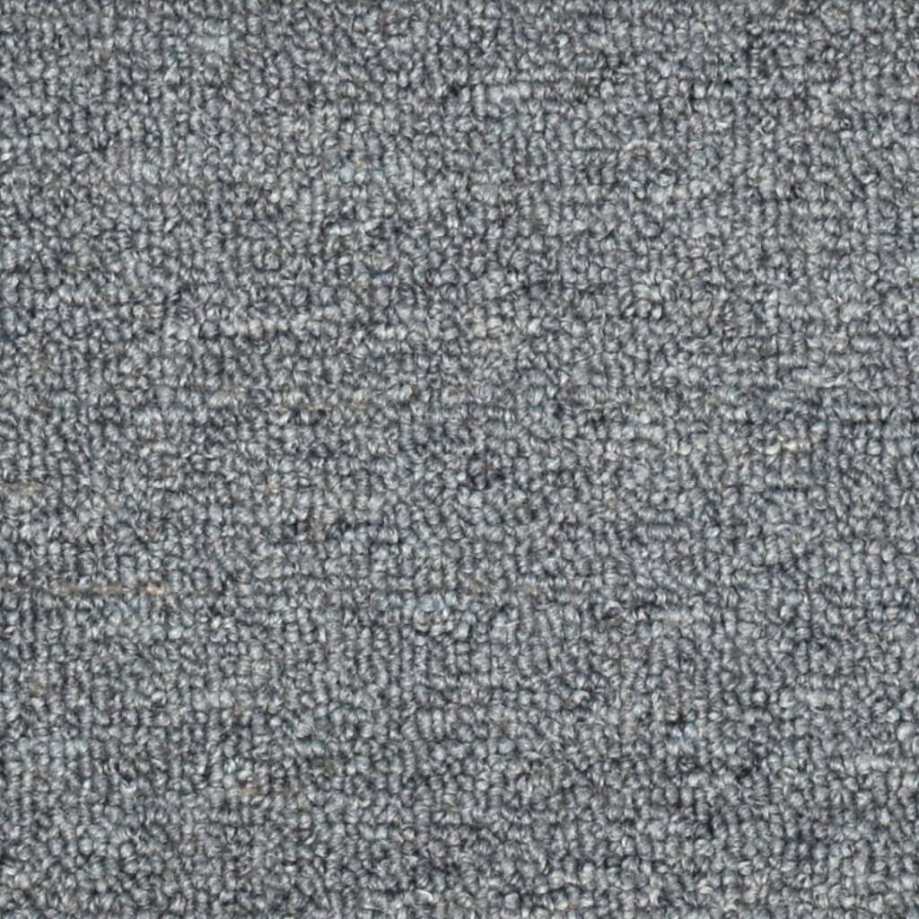 Treppenmatten 15 Stk. Hellgrau und Blau 56x17x3 cm-2