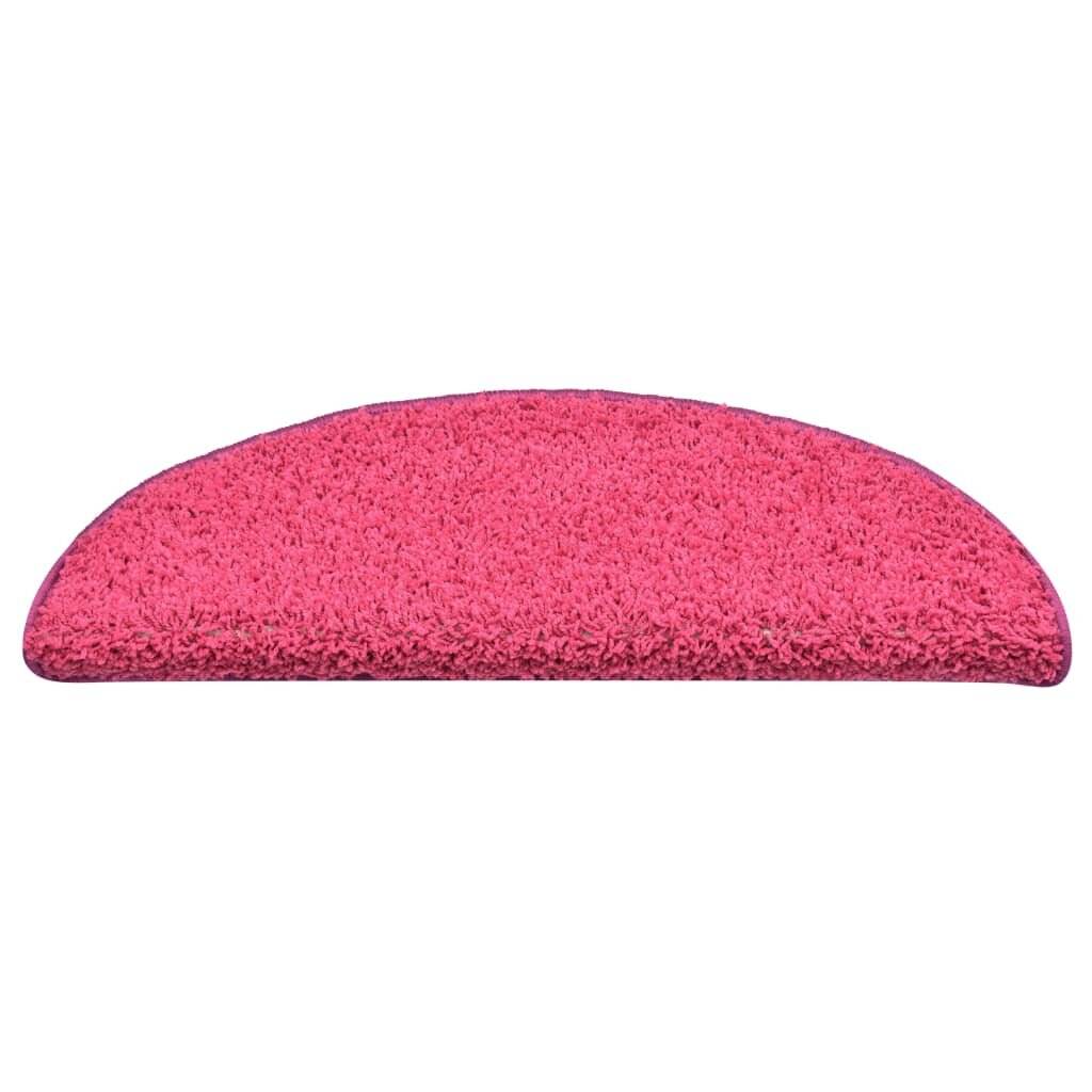 Treppenmatten 15 Stk. Rosa 56x17x3 cm-4