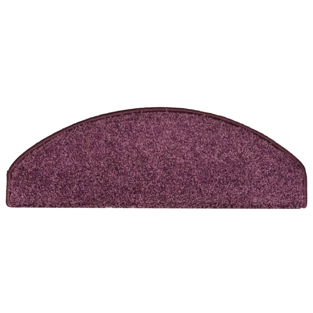 Treppenmatten 15 Stk. Dunkelviolett 65x21x4 cm-5