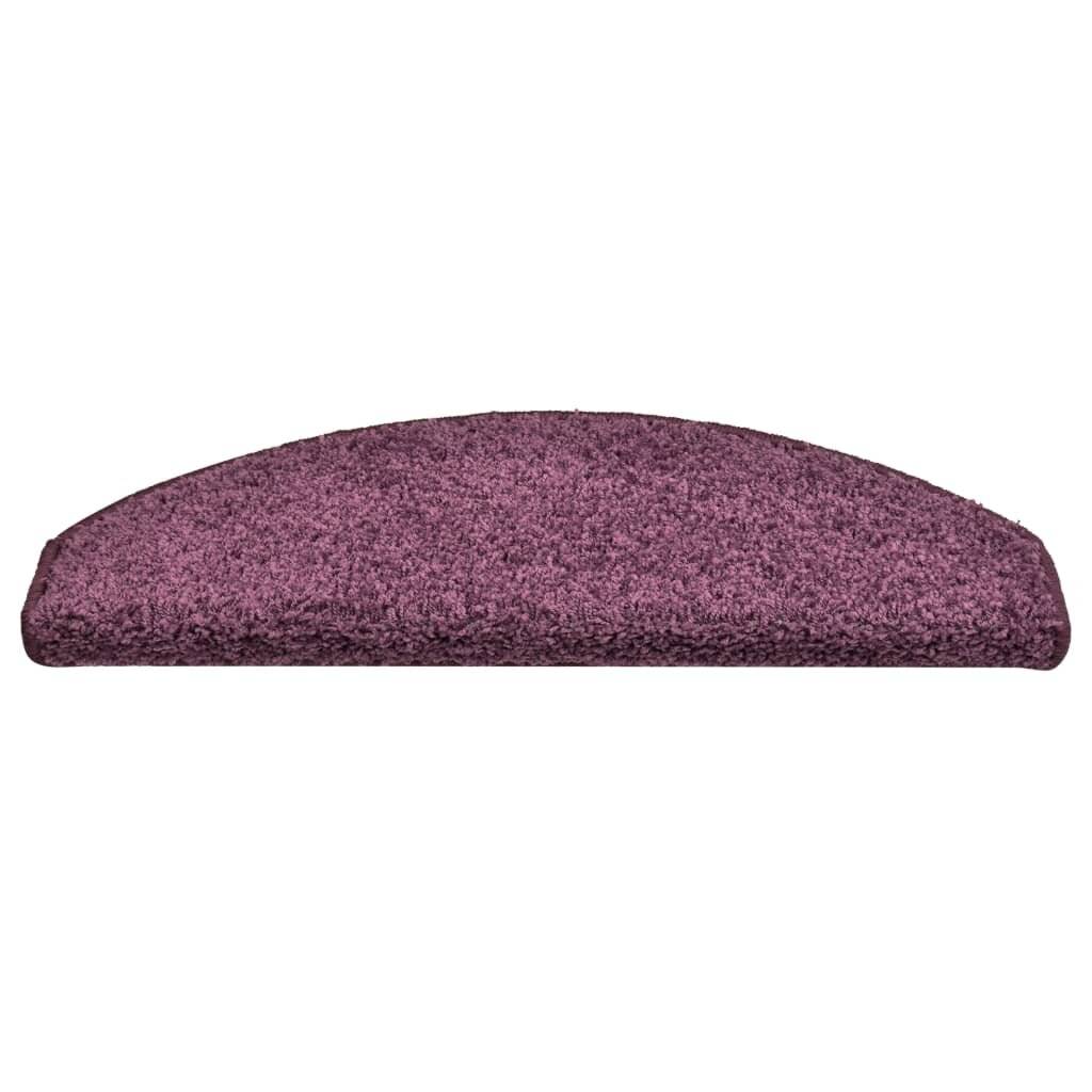 Treppenmatten 15 Stk. Dunkelviolett 65x21x4 cm-4
