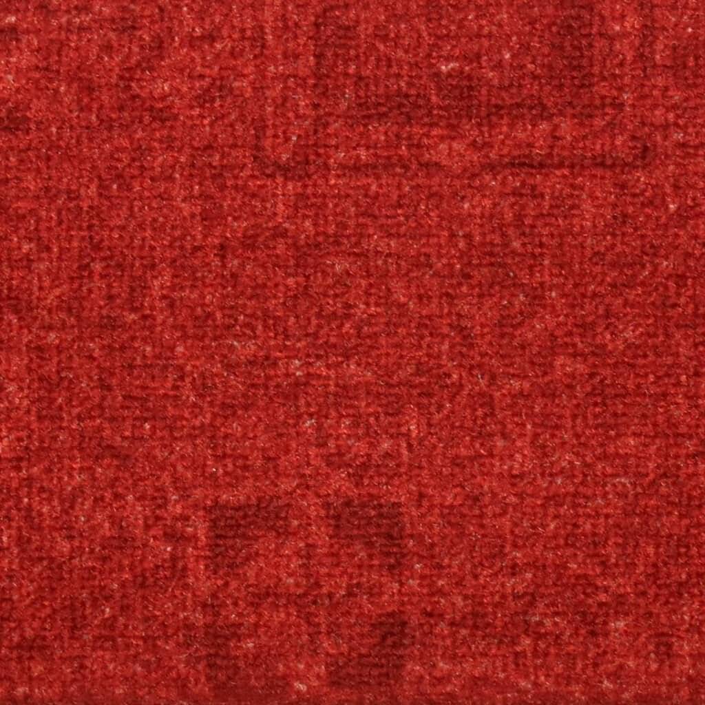 Treppenmatten Selbstklebend 15 Stk. Rot 65x21x4 cm-2