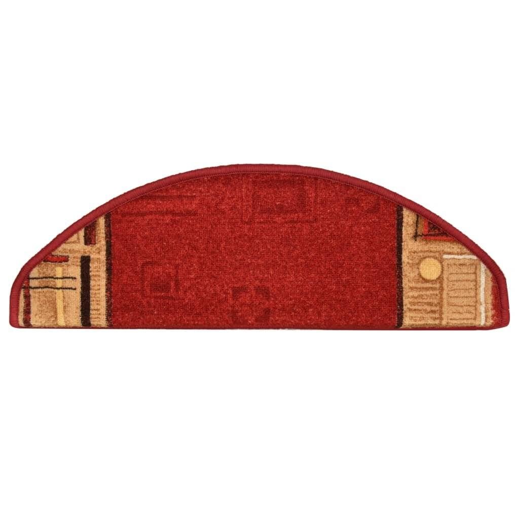 Treppenmatten Selbstklebend 15 Stk. Rot 65x21x4 cm-4