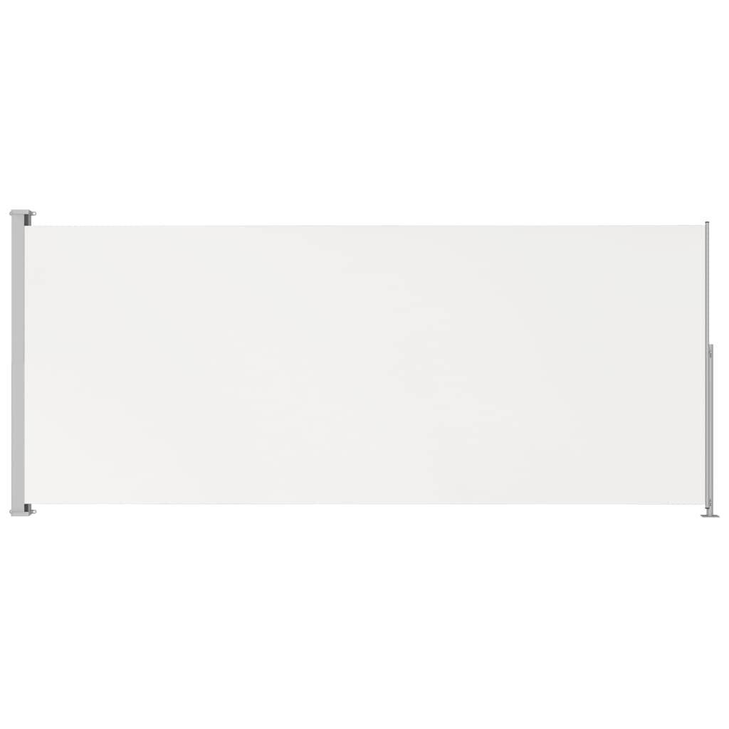 Ausziehbare Seitenmarkise 220x500 cm Creme-1