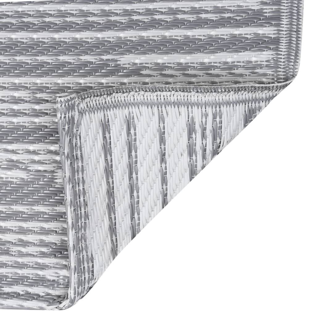 vidaXL Outdoor-Teppich ARAKIL Grau 160x230 cm PP-5