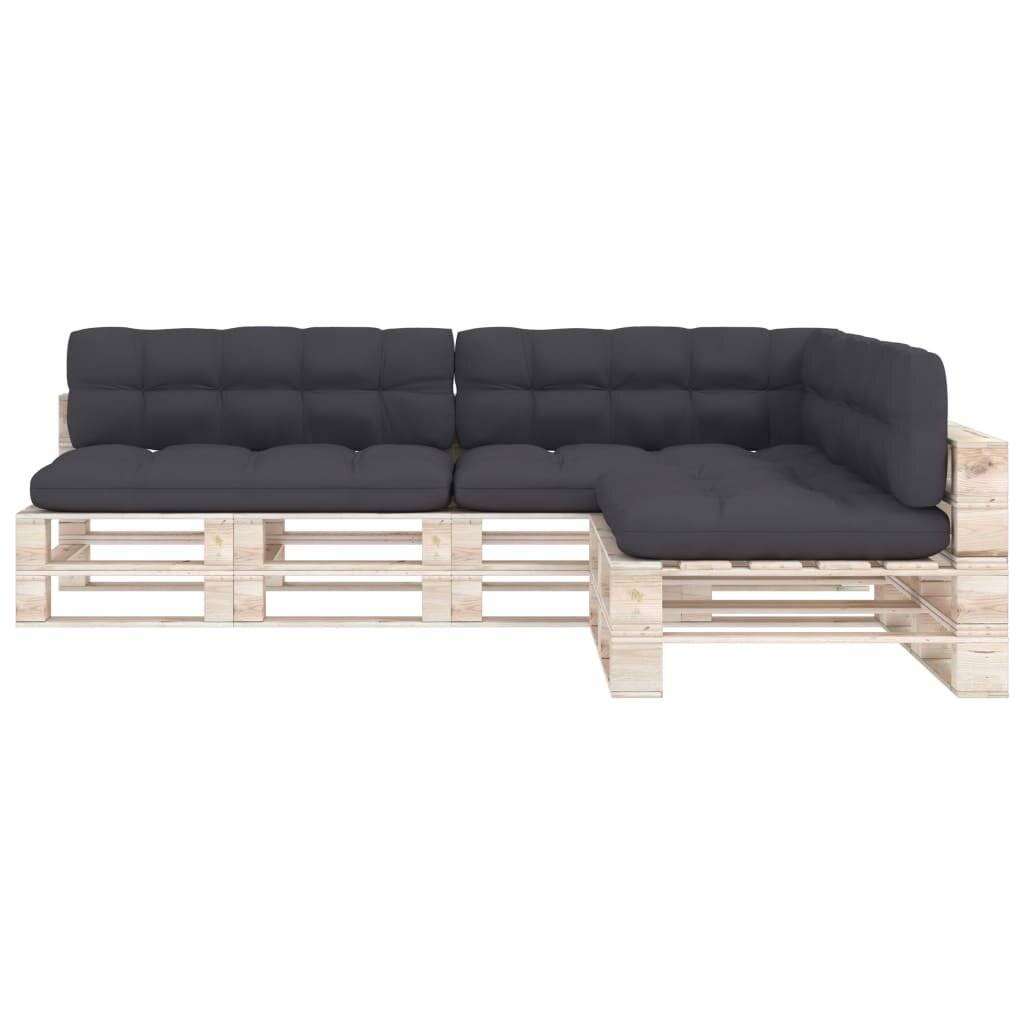 Palettensofa-Auflagen 7 Stk. Anthrazit-2
