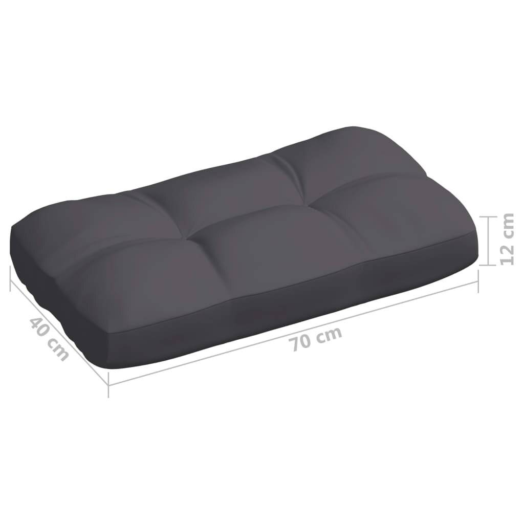 Symbolbild für Palettensofa-Auflagen 7 Stk. Anthrazit
