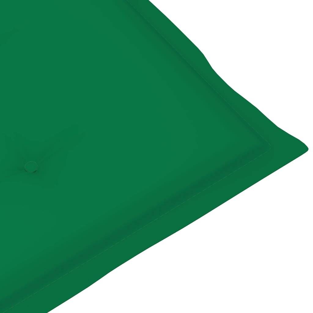 Gartenstuhlauflagen 6 Stk. Grün 100x50x4 cm-4