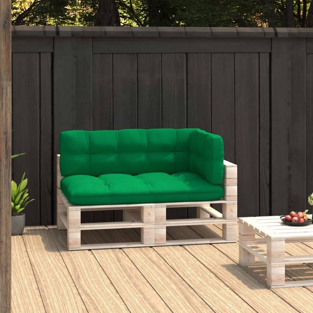 Palettensofa-Auflagen 3 Stk. Grün-0