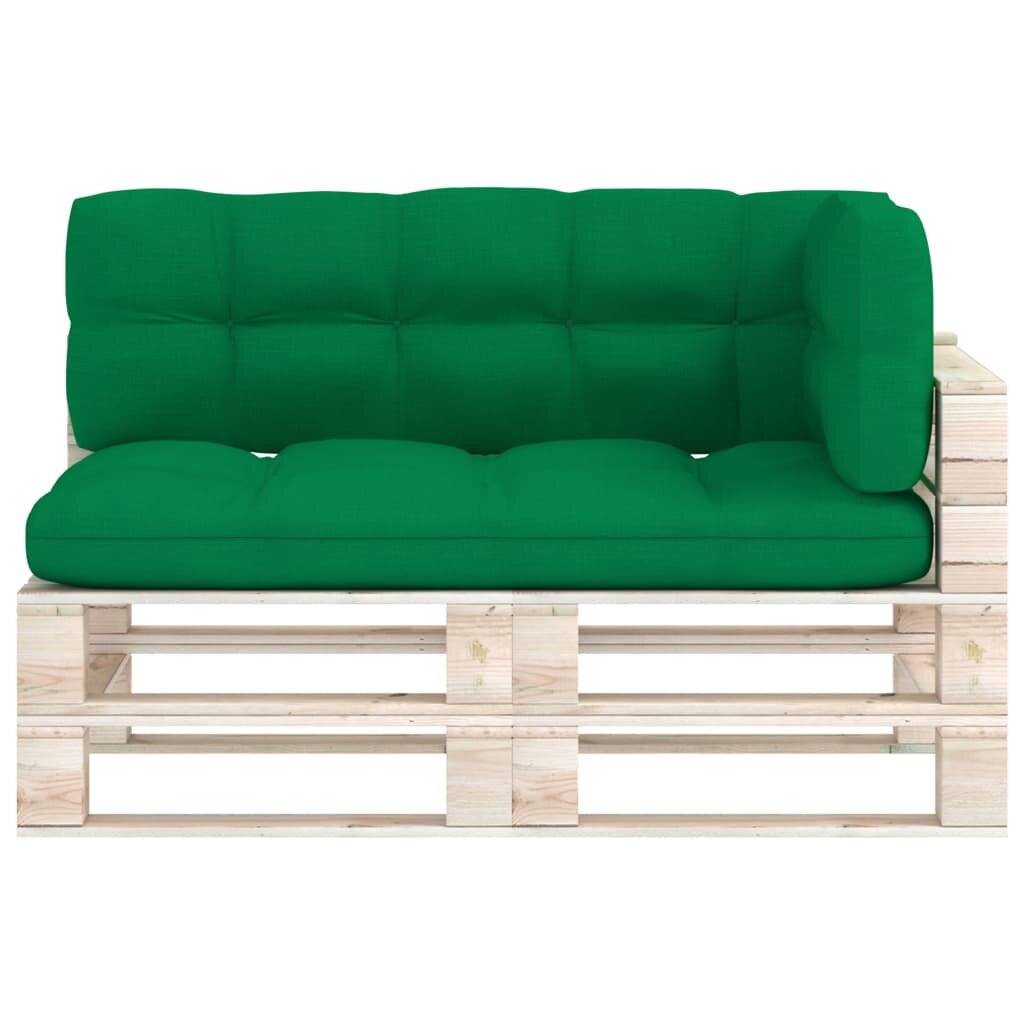 Palettensofa-Auflagen 3 Stk. Grün-2