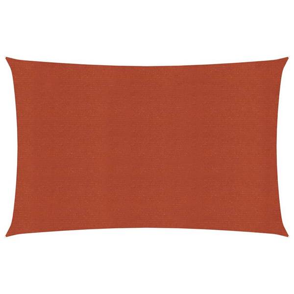 Sonnensegel 160 g/m² Terrakottarot 6x8 m HDPE