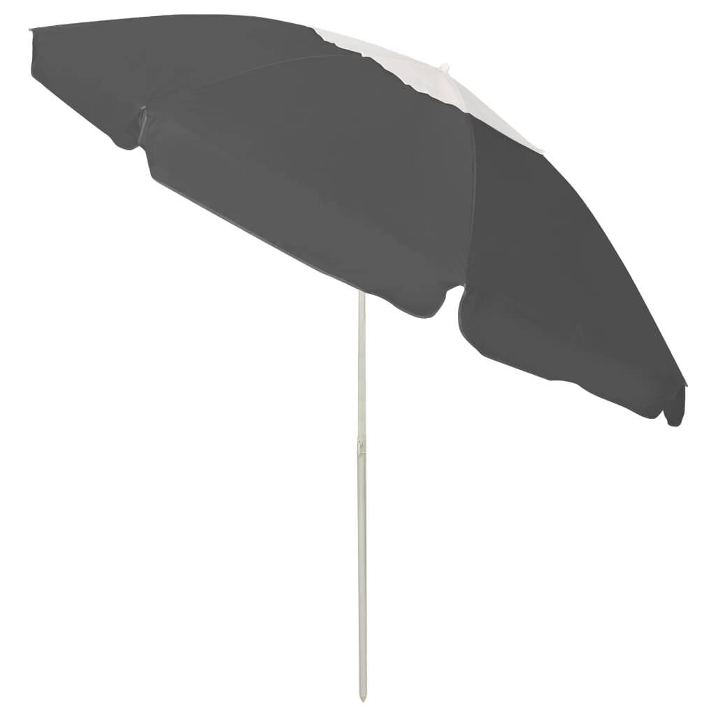 Strandschirm Anthrazit 240 cm-2