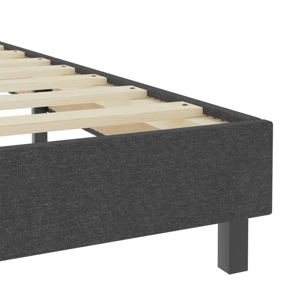 Symbolbild für Boxspringbett Dunkelgrau Stoff 160x200 cm
