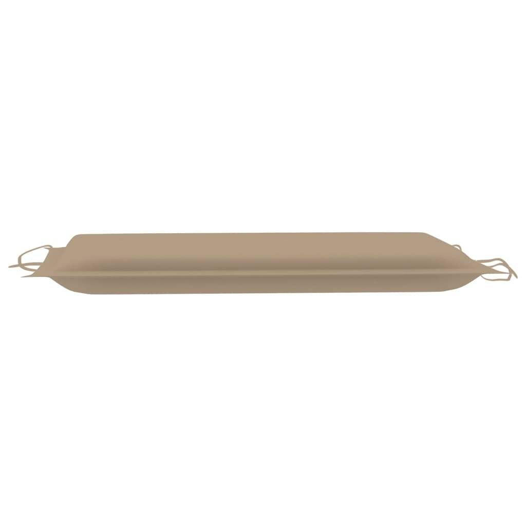 Symbolbild für vidaXL Sonnenliegen-Auflage Beige 186x58x4 cm Oxford-Gewebe