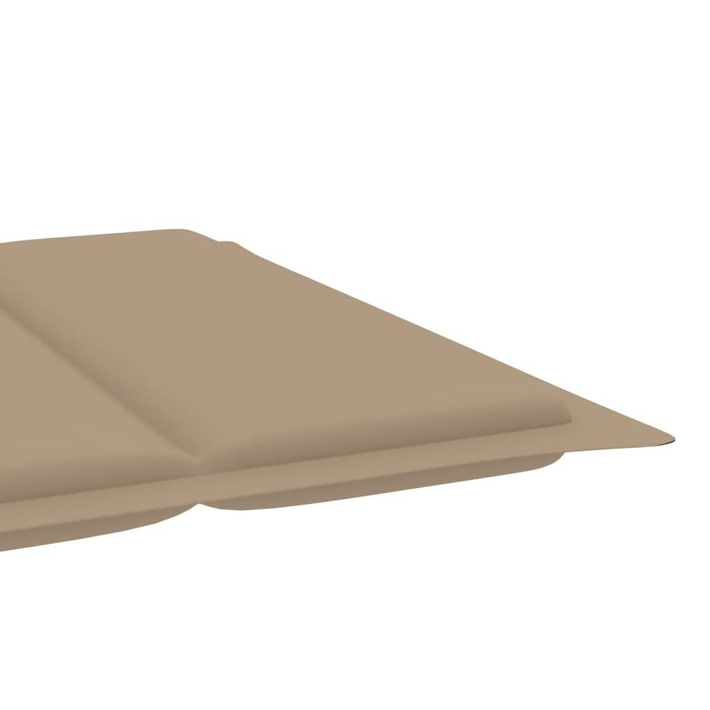 Symbolbild für vidaXL Sonnenliegen-Auflage Beige 186x58x4 cm Oxford-Gewebe