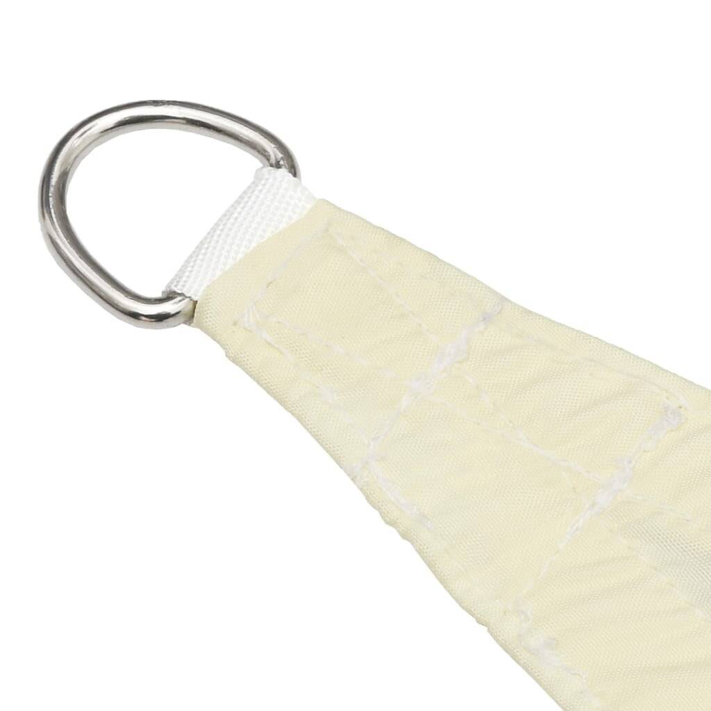 vidaXL Sonnensegel Oxford-Gewebe Dreieckig 5x7x7 m Creme-5