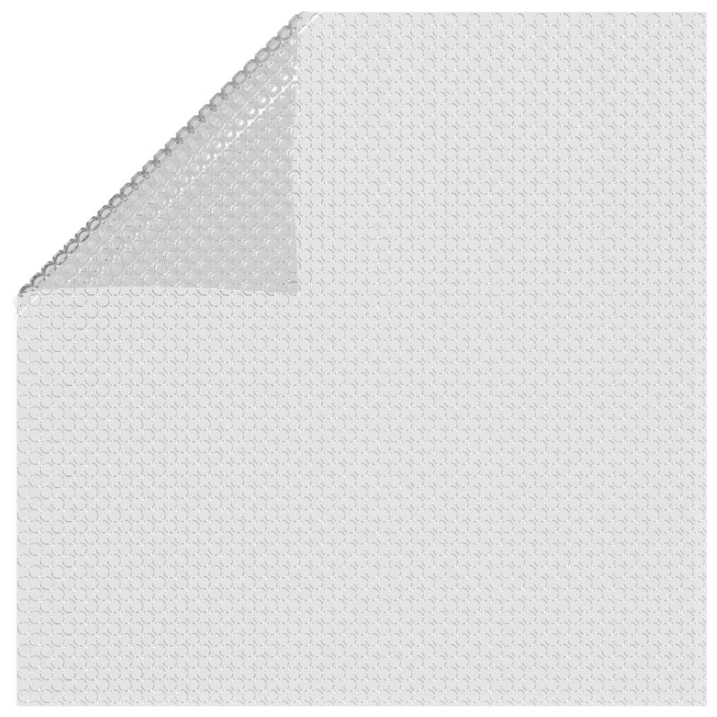 vidaXL Treibende Pool-Solarplane PE 450x220 cm Grau-5