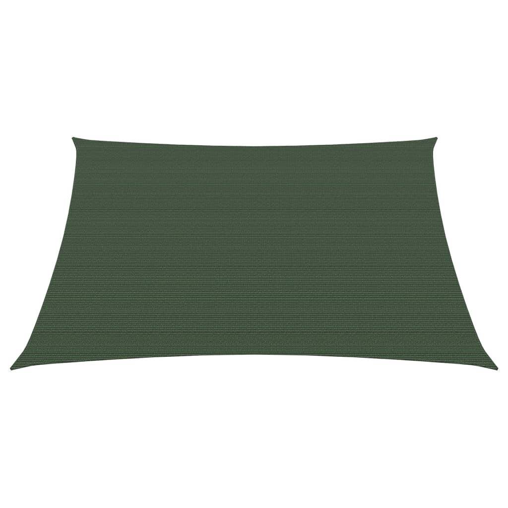 Sonnensegel 160 g/m² Dunkelgrün 5x5 m HDPE-3